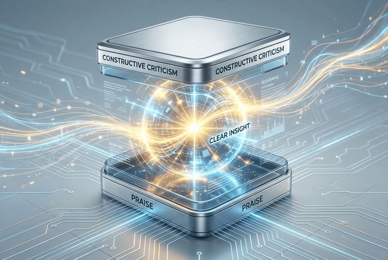 Voice AI removes the need for social performance, leading to more direct and useful feedback.