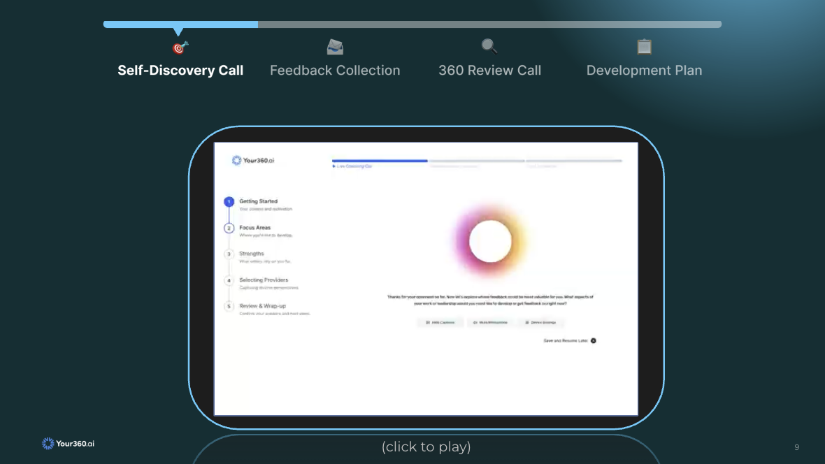 Your360 Experience Step 1